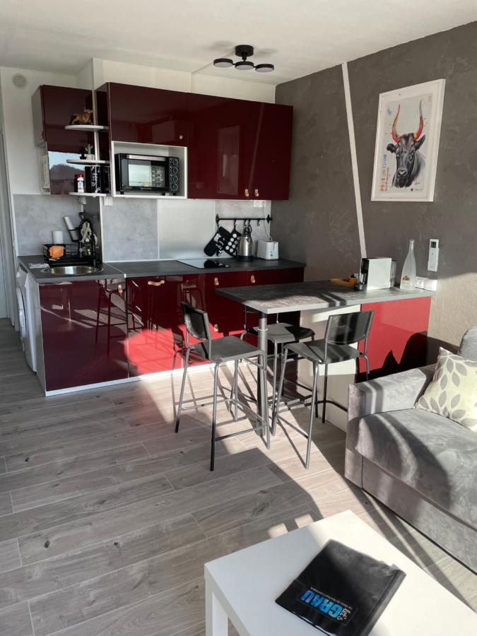 Superbe Studio, Terrasse, Piscine, Parking 르그로뒤후아 외부 사진